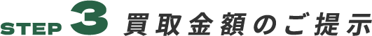 買取金額のご提示